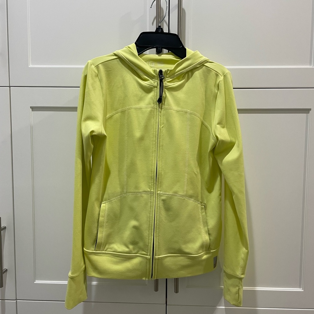 ZELLA GIRL LIGHT YELLOW ZIP UP